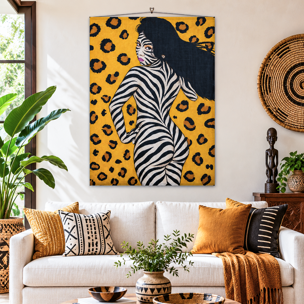 She Kept Her Stripes, Decorative Tapestry